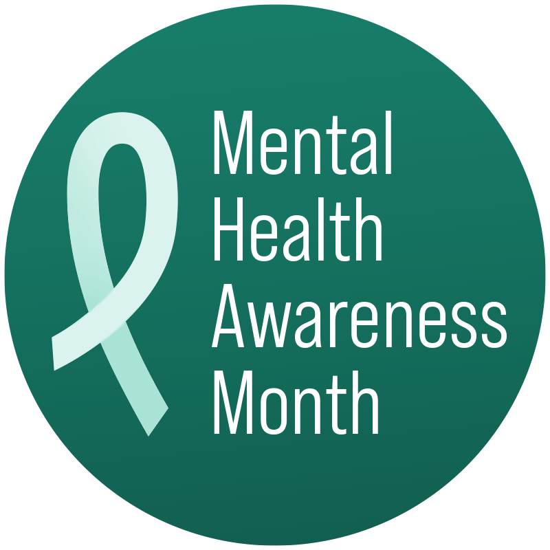 Mental Health Awareness Month ribbon